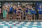 Swimming vs Babson  Wheaton College Swimming vs Babson College. - Photo By: KEITH NORDSTROM : Wheaton, Swimming, Babson